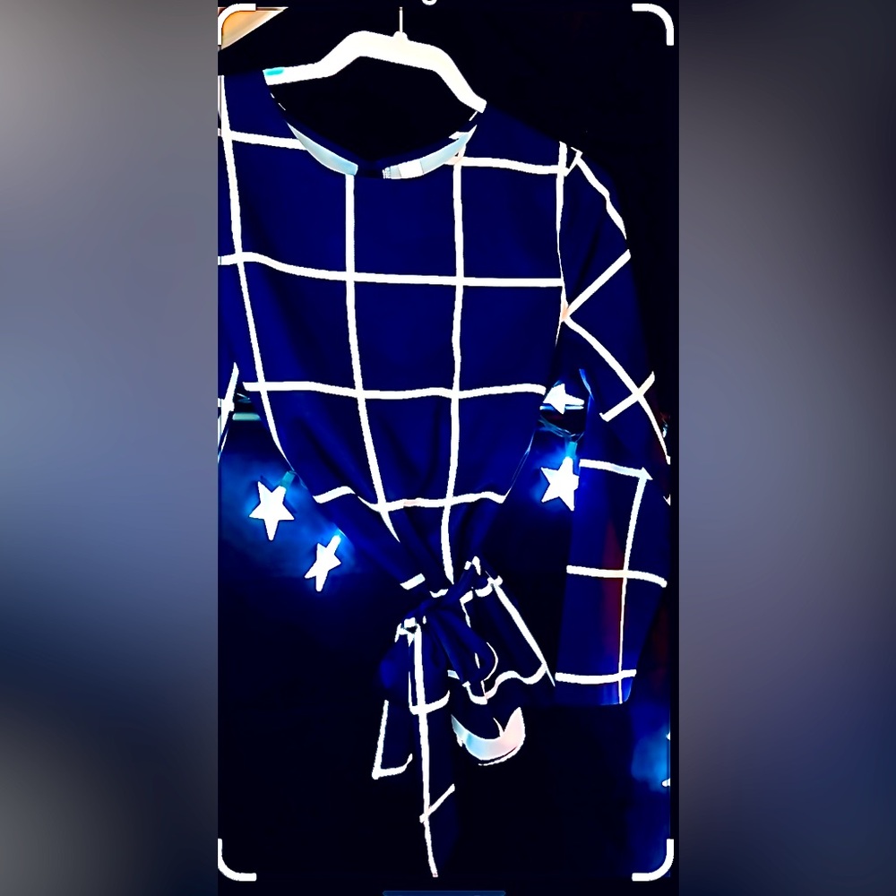 Tunic length blouse